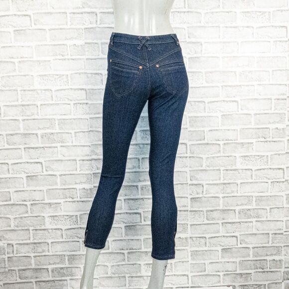 Judi Rosen NY Women's High Rise indigo cotton Stretch Skinny Jeans size 26 - Picture 3 of 15